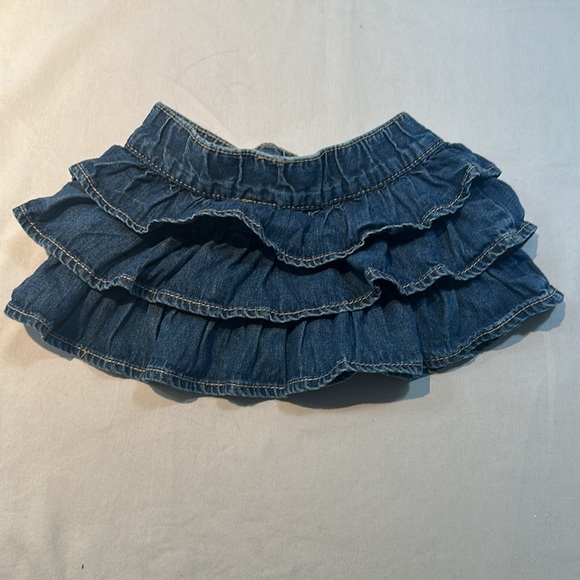 Tommy Hilfiger Ruffle Denim Skirt - Picture 4 of 4